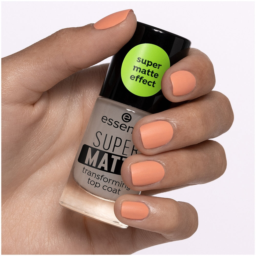 Essence Super Matte Trasforming Top Coat-4