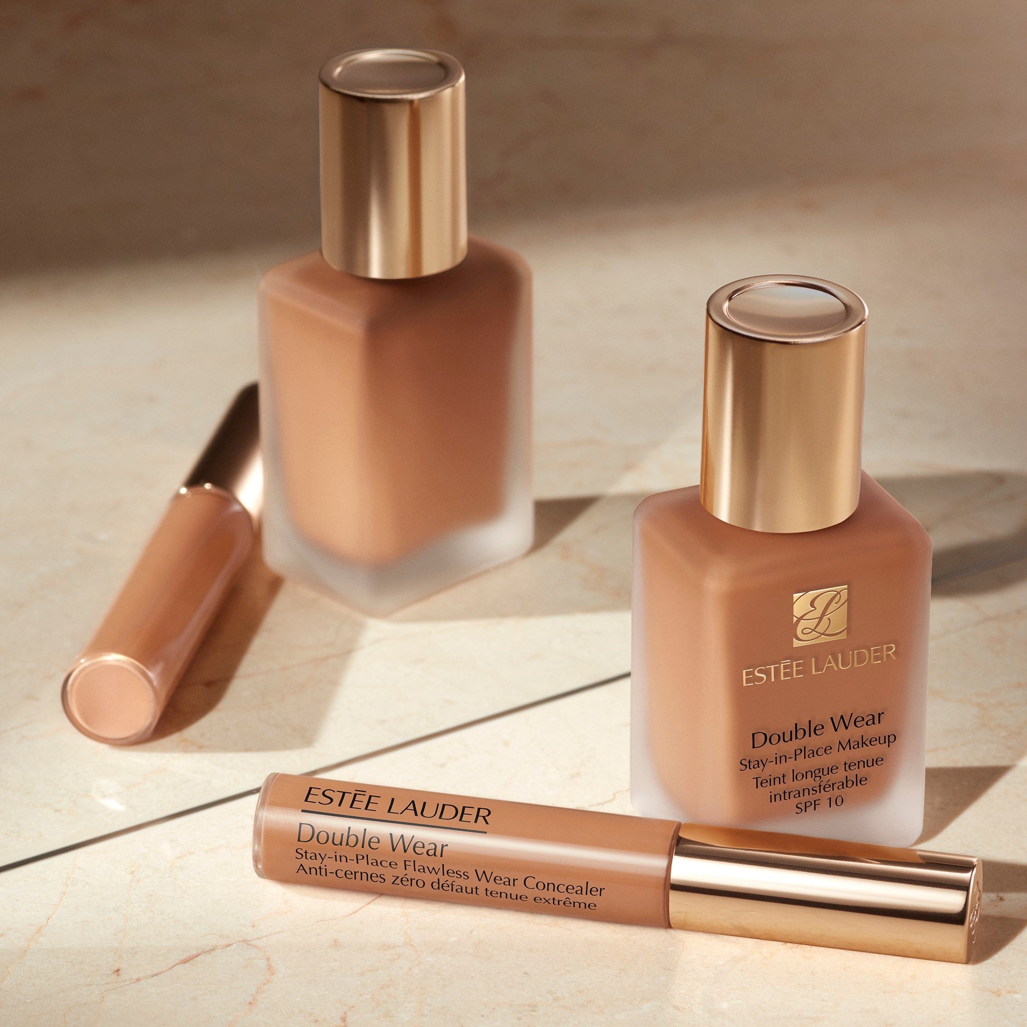 Estee Lauder Double WearStay-In-Place Makeup Spf10 6N1 Mocha C1-4
