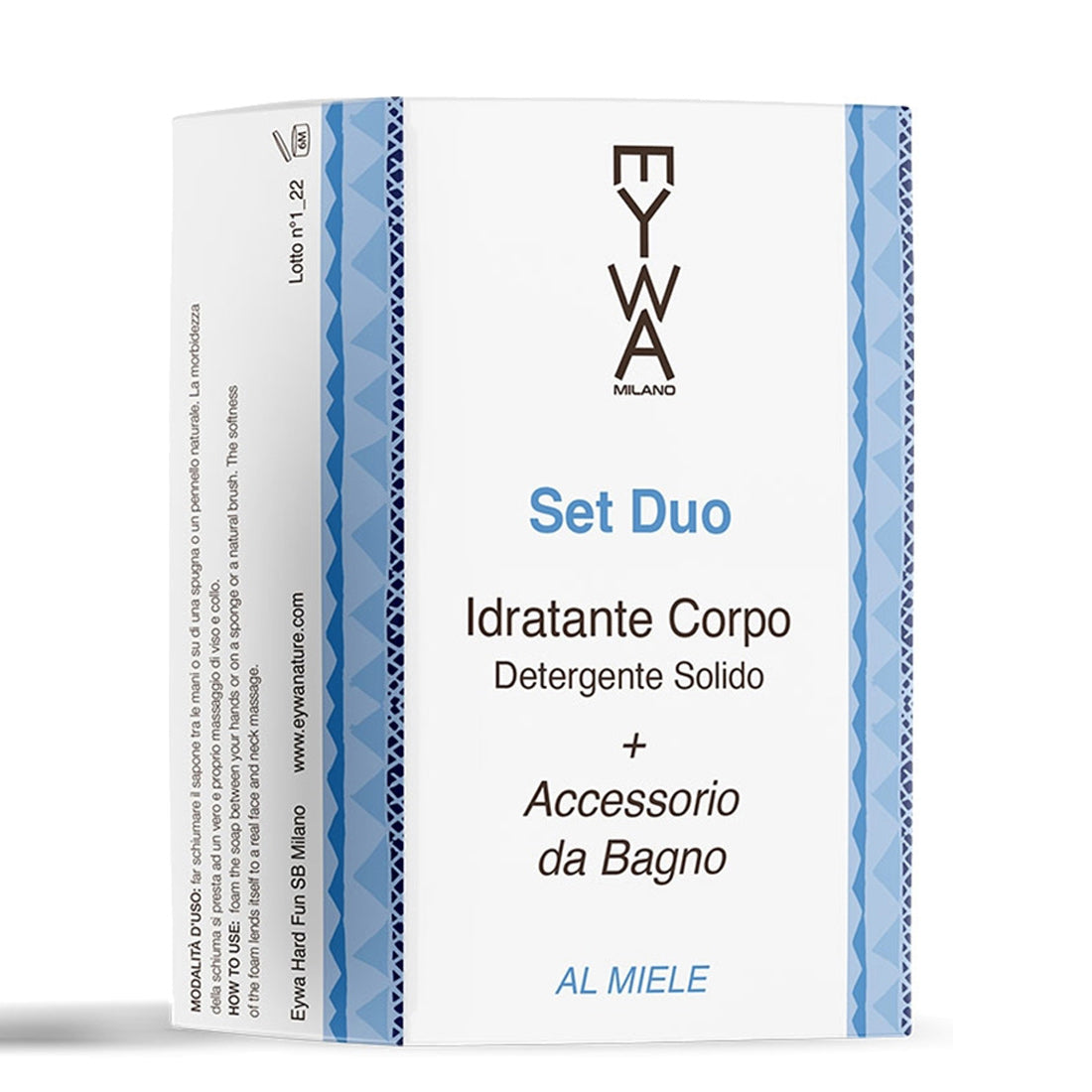 Eywa Detergente Solido Set Duo Idratante Corpo Miele