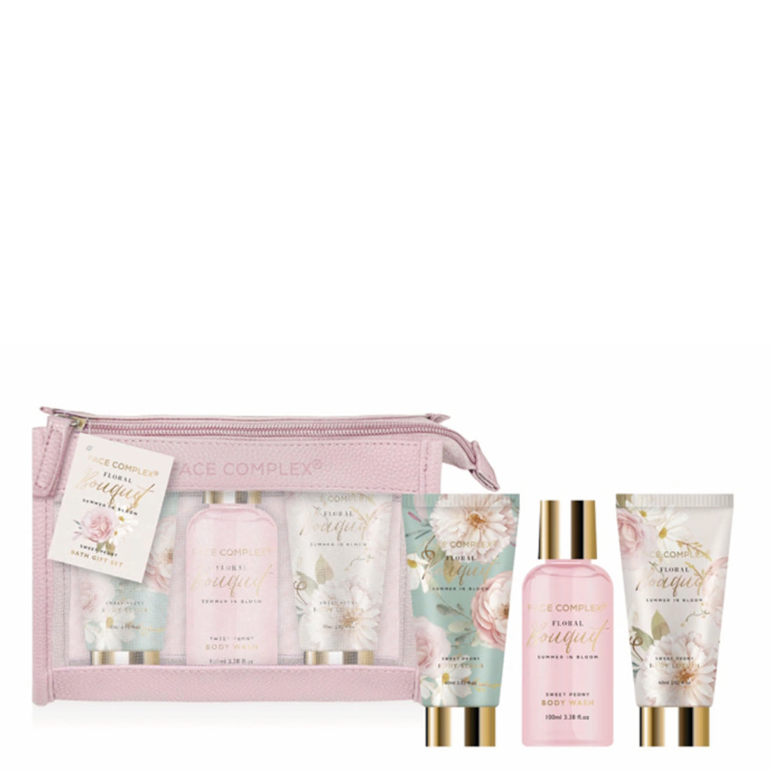 FACE COMPLEX Shower Gel 100 ml + Body Lotion 60 ml + Body Scrub 60 ml Set