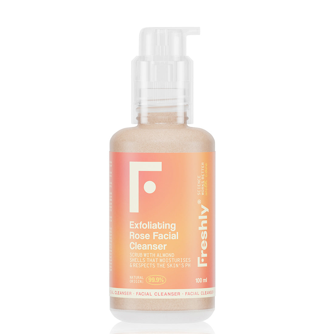 FRESHLY Exfoliating Rose Facial Cleanser 