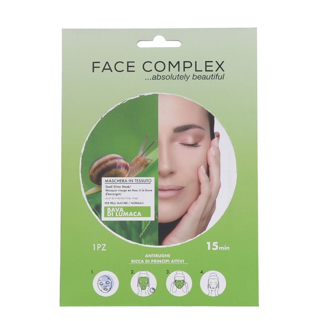 Face Complex Maschera in Tessuto Bava di Lumaca