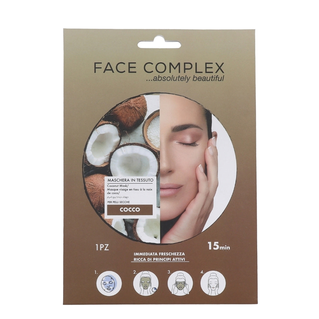 Face Complex Maschera in Tessuto Cocco