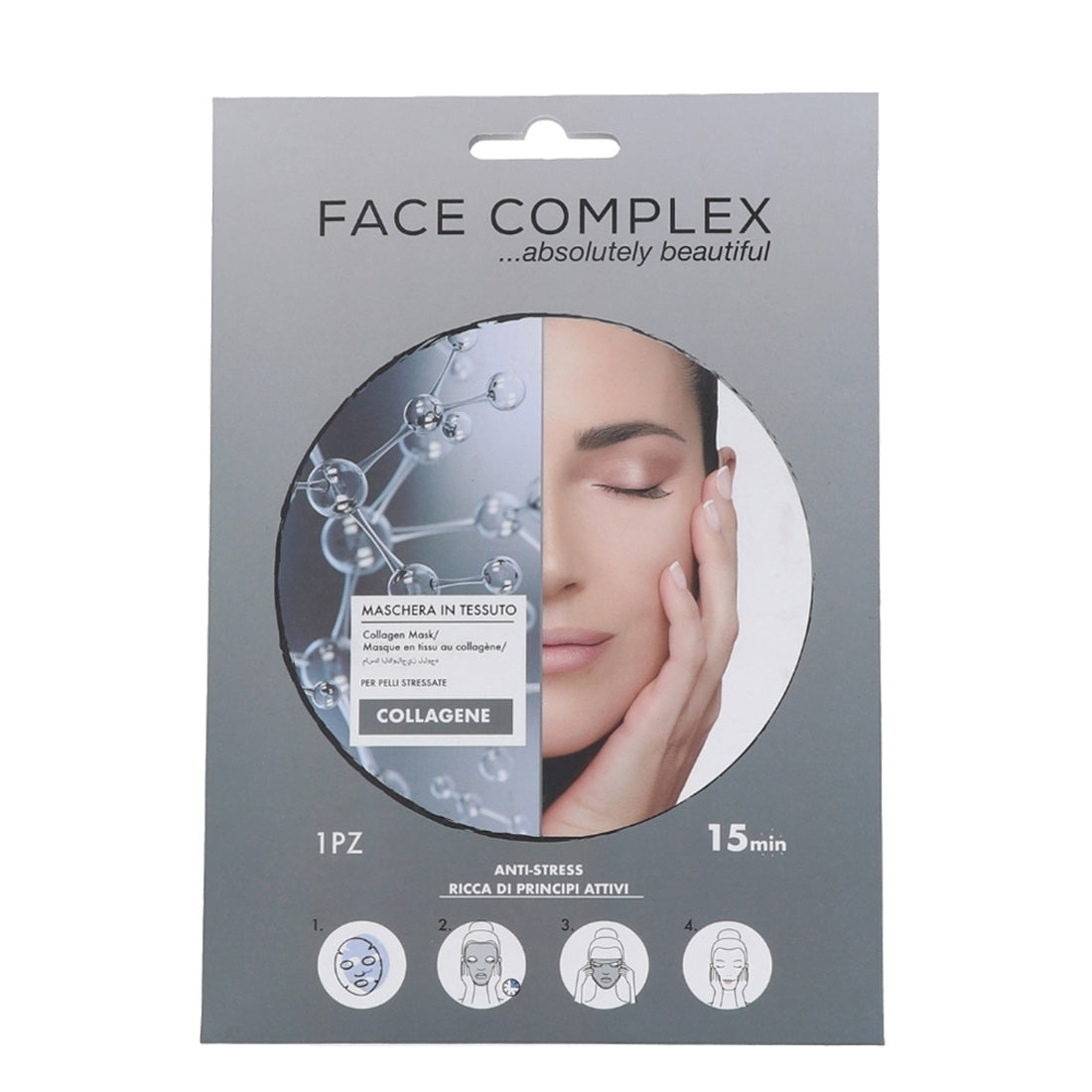 Face Complex Maschera in Tessuto Collagene