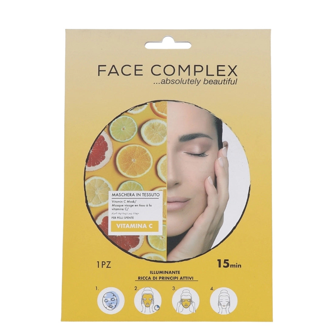 Face Complex Maschera in Tessuto Vitamina C