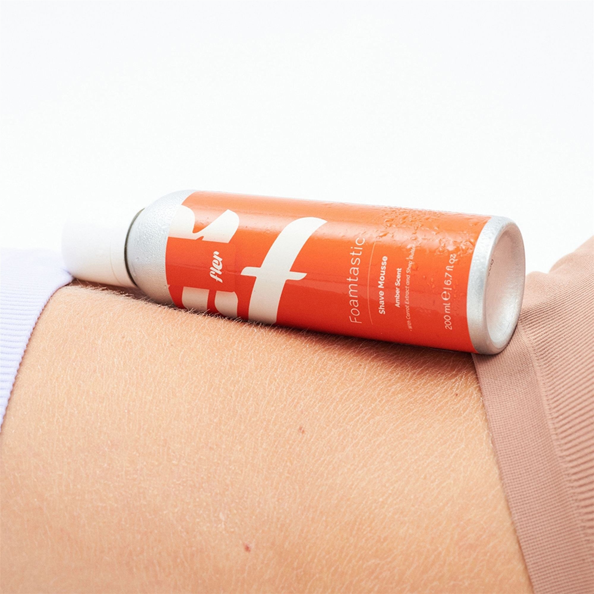 Fler Foamtastic Shave Mousse Amber Scent-6