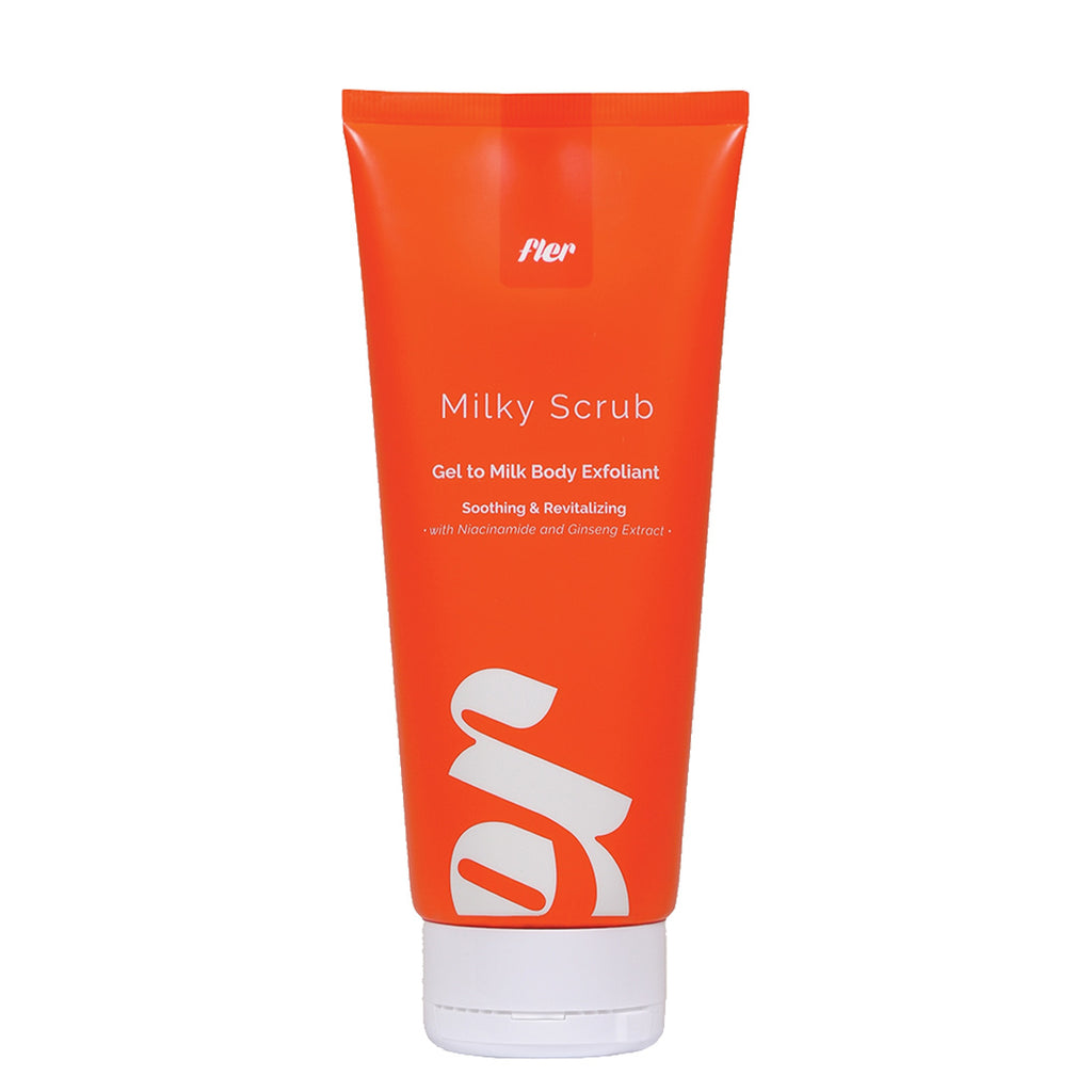 Fler Milky Scrub Gel To Milk Body Exfoliant
