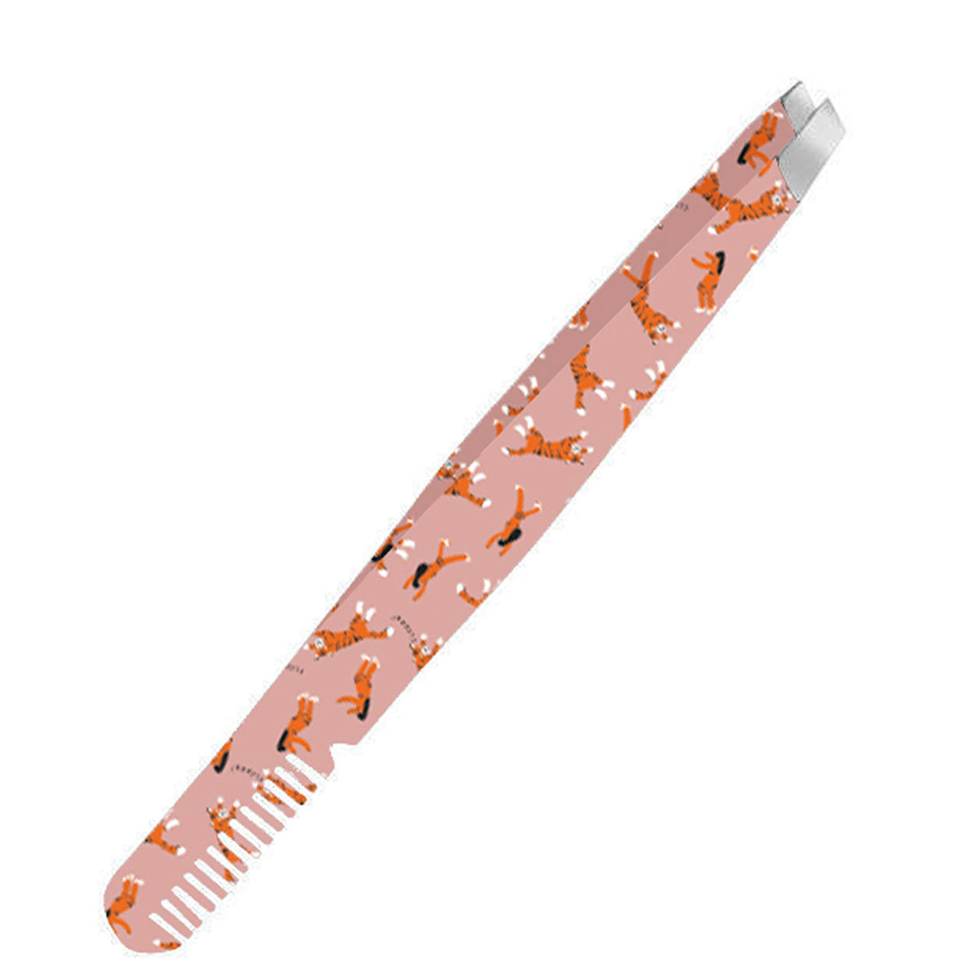 Fler Pinzetta Sopracciglia Con Pettinino Tigers Pattern