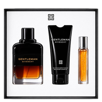 GIVENCHY Gentleman Réserve Privée Eau De Parfum + Travel Spray + Gel Doccia Set -2