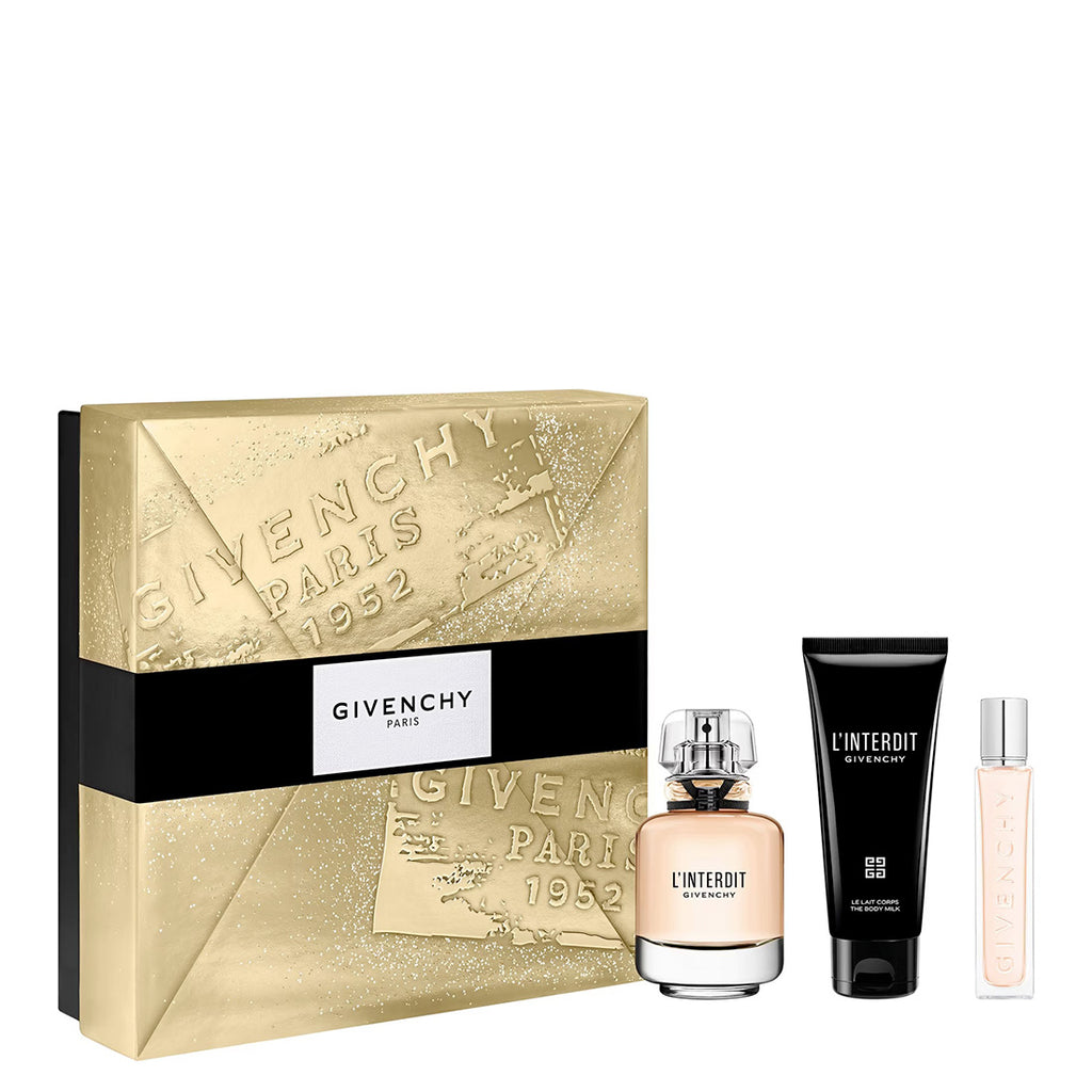 GIVENCHY L'Interdit Eau De Parfum + Body Lotion + Travel Spray Set 