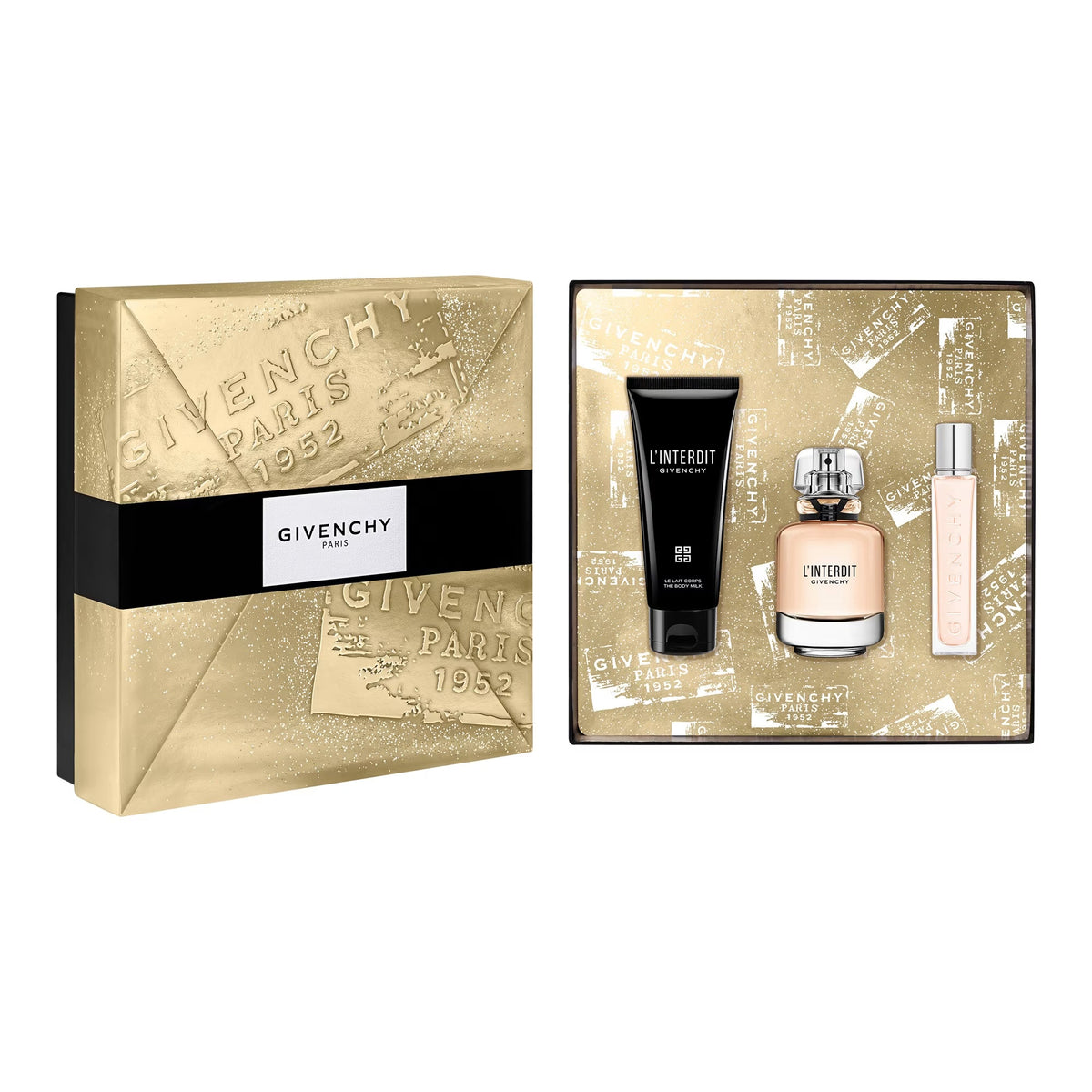 GIVENCHY L'Interdit Eau De Parfum + Body Lotion + Travel Spray Set -2