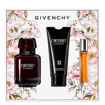 GIVENCHY L'Interdit Eau De Parfum Rouge + Lait Corpo + Travel Spray Set -2