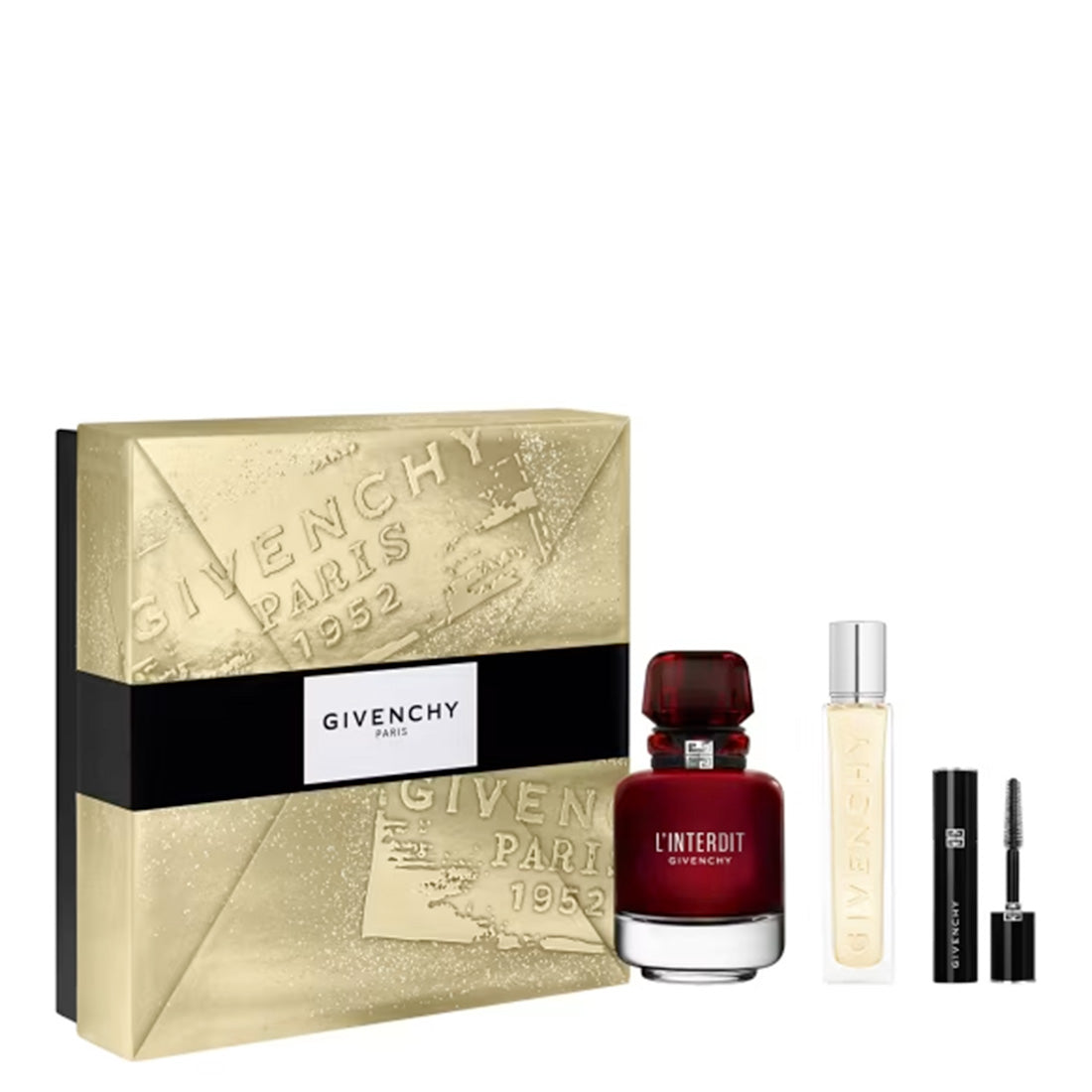 GIVENCHY L'Interdit Rouge Eau De Parfum + Travel Spray + Mini Mascara Set 