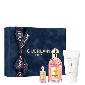 GUERLAIN Aqua Allegoria Florabloom Eau De Toilette + Body Lotion + Miniatura Set 