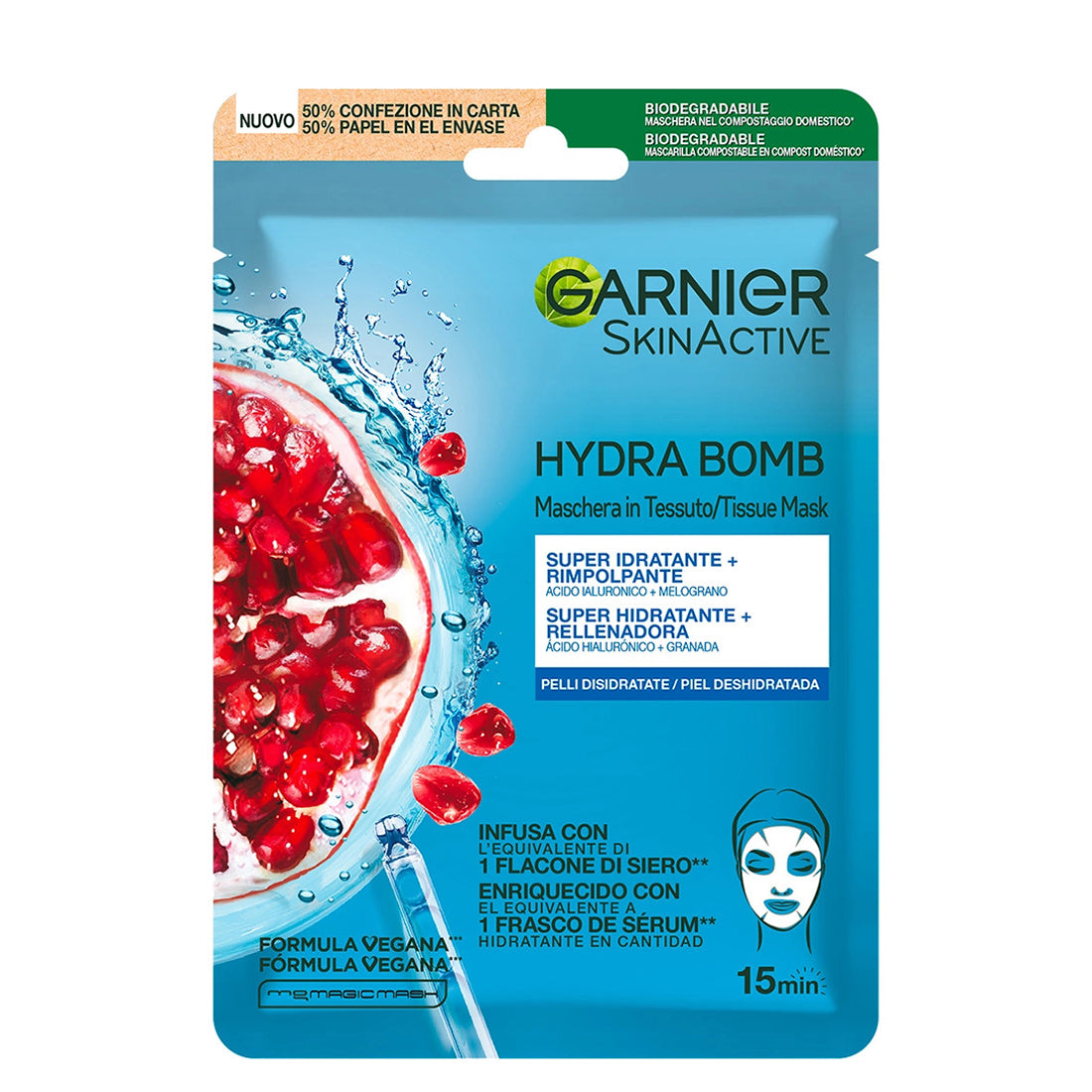 Garnier SkinActive Hydra Bomb Melograno