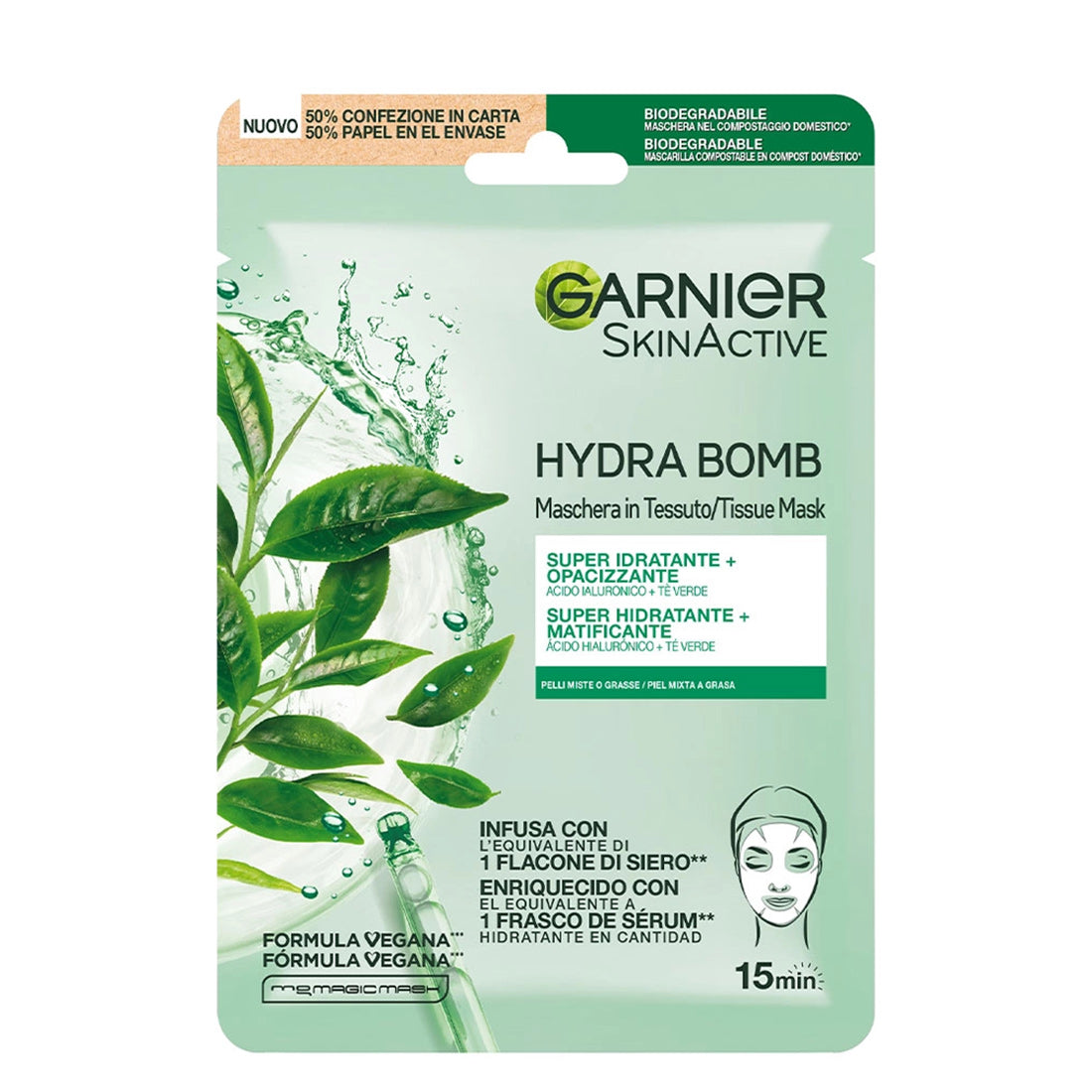 Garnier SkinActive Hydra Bomb The Verde