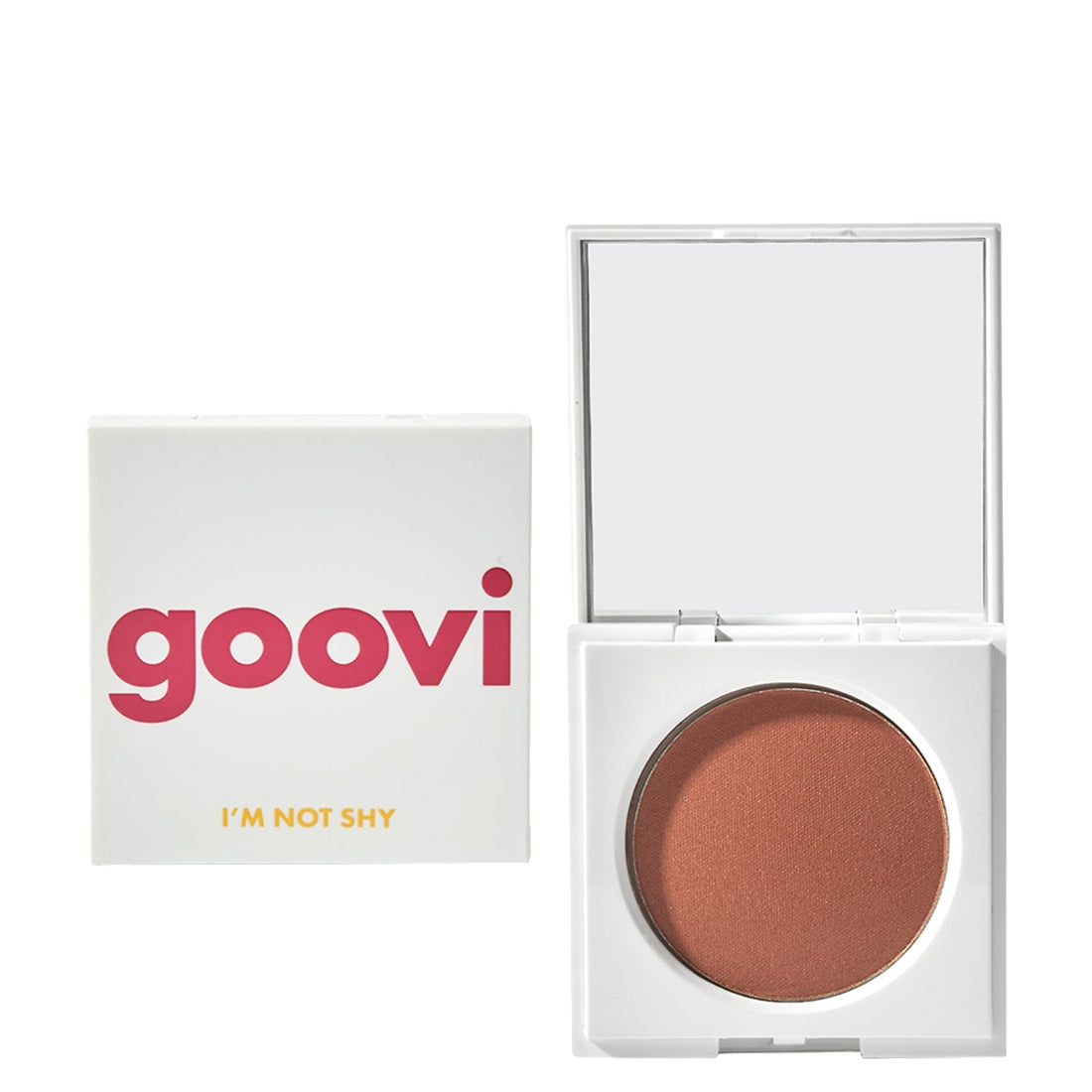 Goovi I'm Not Shy Creamy Powder Blush 01 Apricot Beige