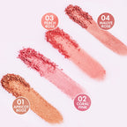 Goovi I'm Not Shy Creamy Powder Blush 03 Peach Rose-3
