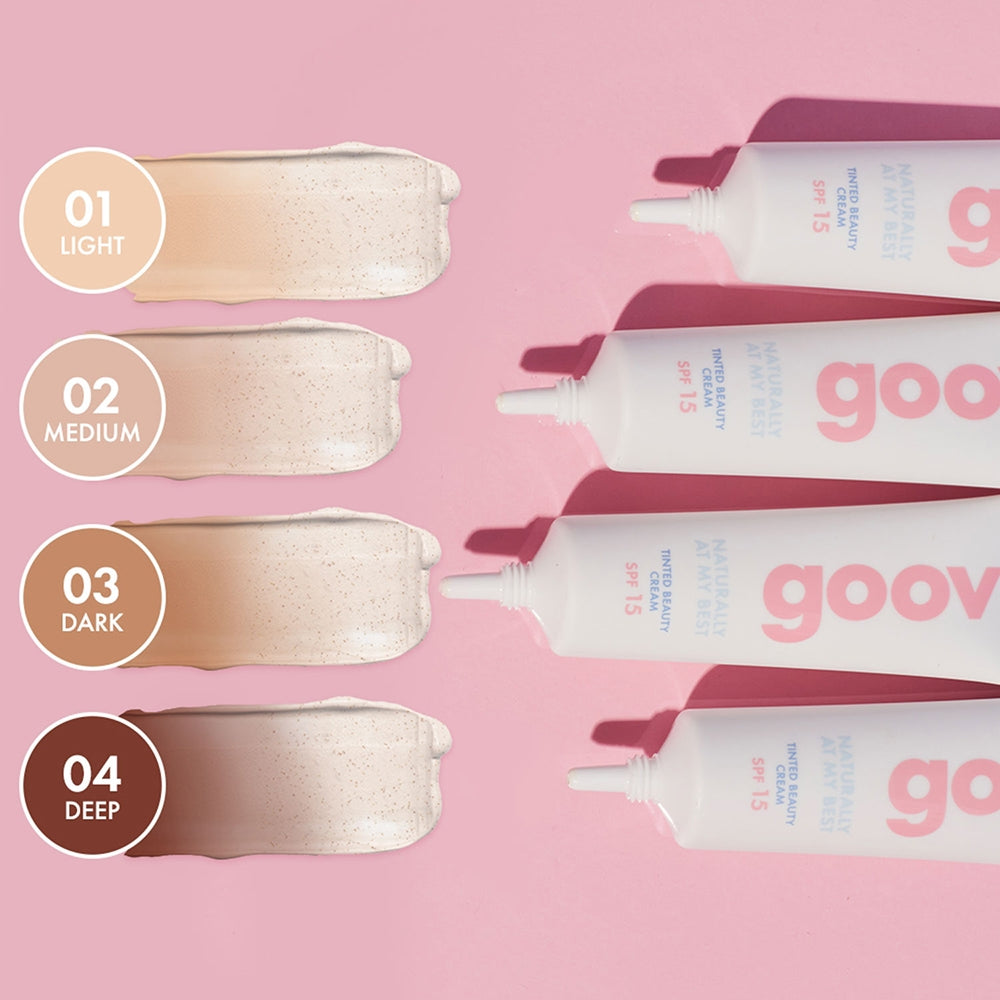 Goovi Naturally At My Best Tinted Beauty Cream SPF15 03 Dark-2