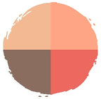 Isadora Eye Shadow Quartet 22 Vibrant Tangerine-2