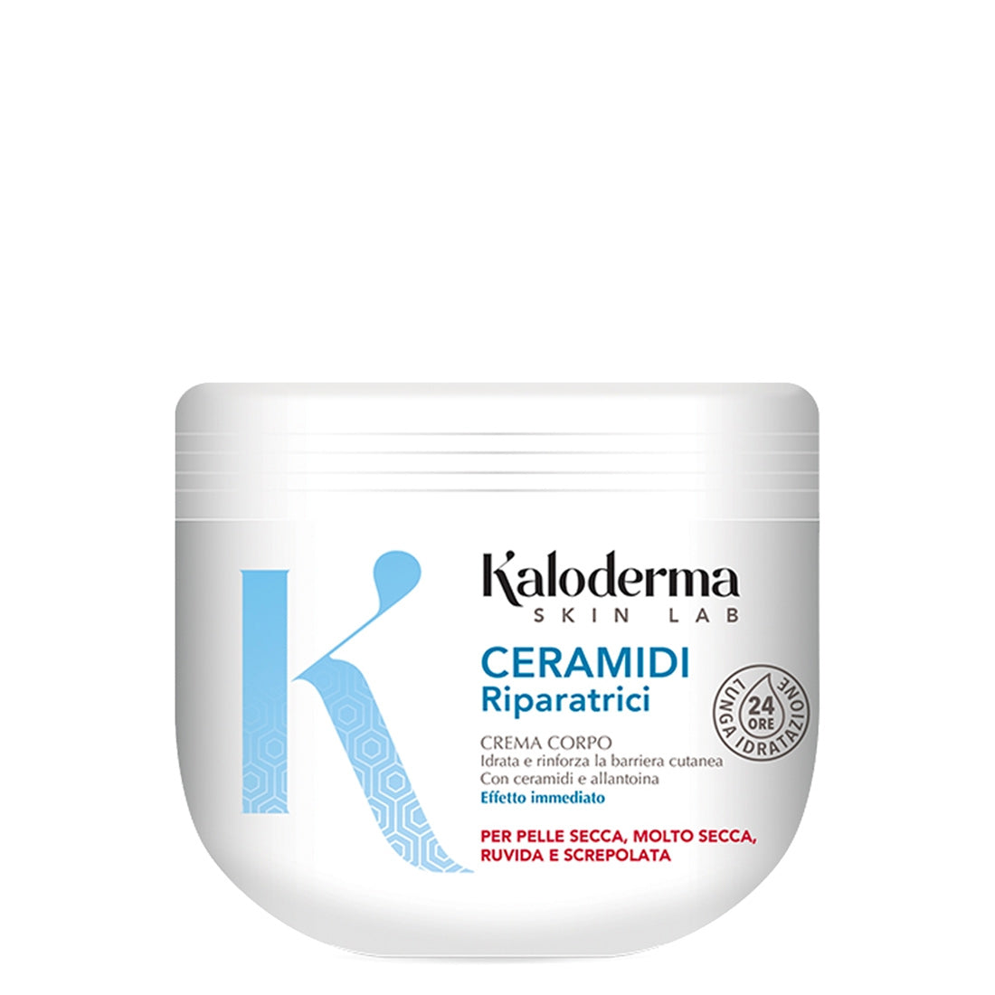 Kaloderma Ceramidi Riparatrici Idratante 24h con Ceramidi e Allantoina Effetto Immediato