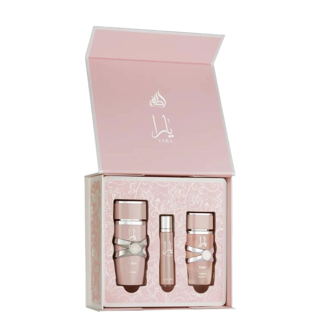 LATTAFA Yara Eau De Parfum + Travel Spray + Hair Mist Set 