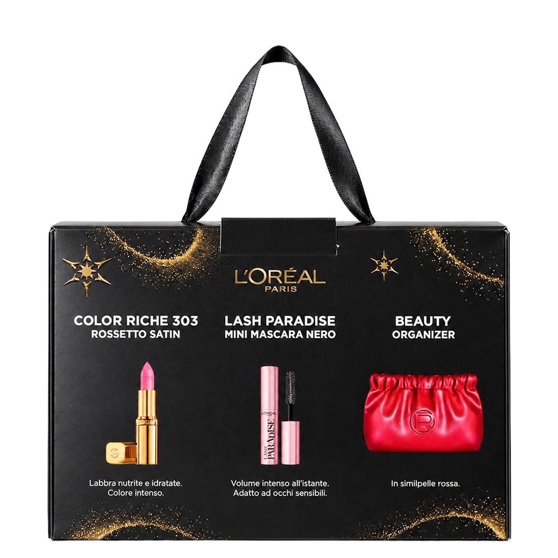 L'ORÉAL PARIS Pochette Rossa Color Riche + Mini Mascara -2