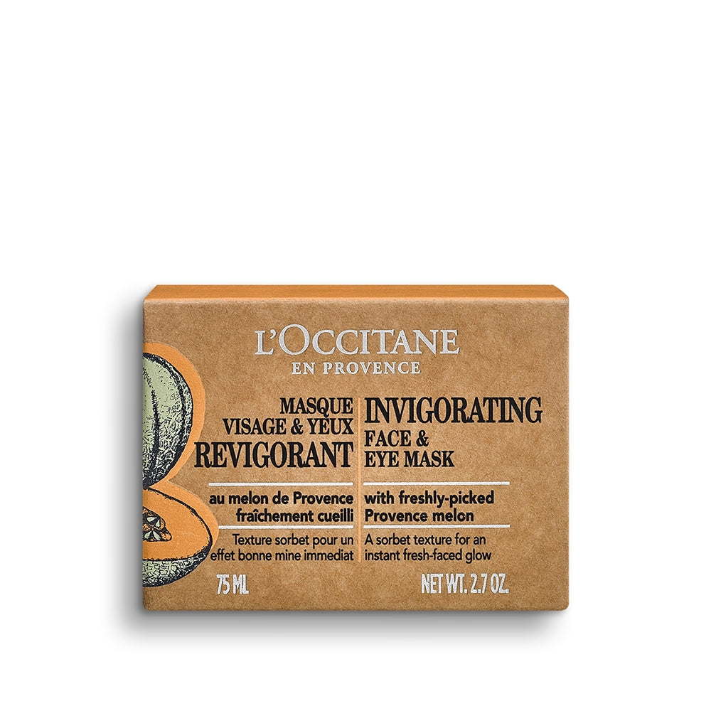 L'occitane En Provence Masque visage & Yeux Revigorant au melon de Provence-3