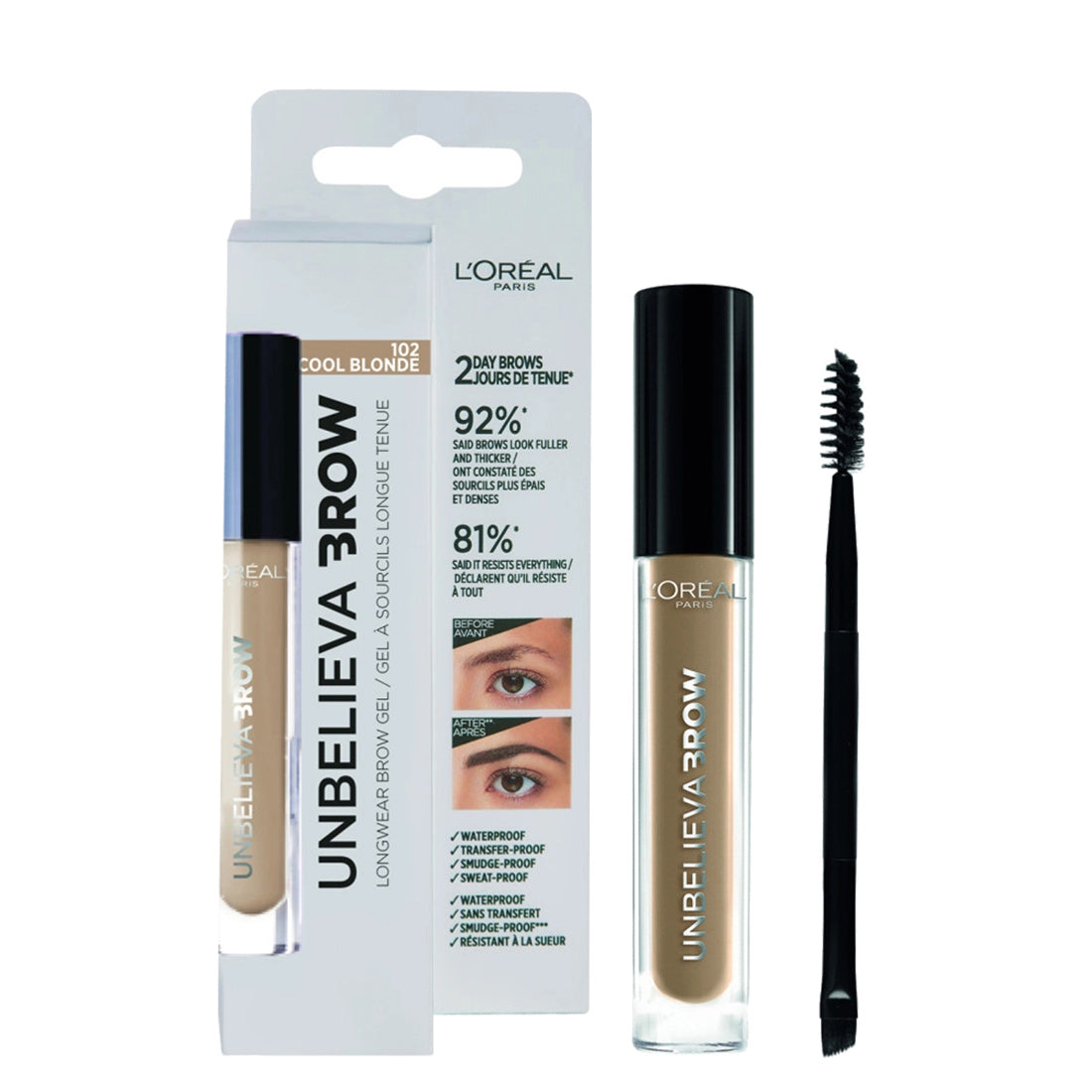 L'oréal Paris Brow Artist Unbelievabrow 102 Cool Blonde