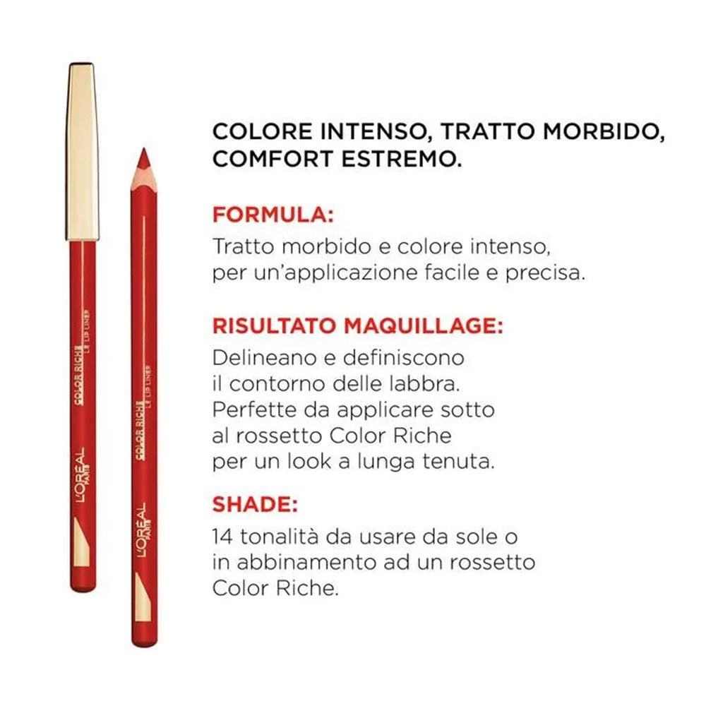L'oréal Paris Color Riche Le Lip Liner Couture 302 Bois de Rose-4