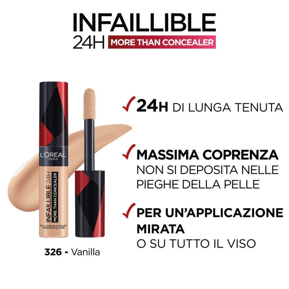 L'oréal Paris Infaillible 24H More Than Concealer 326 Vanille-2