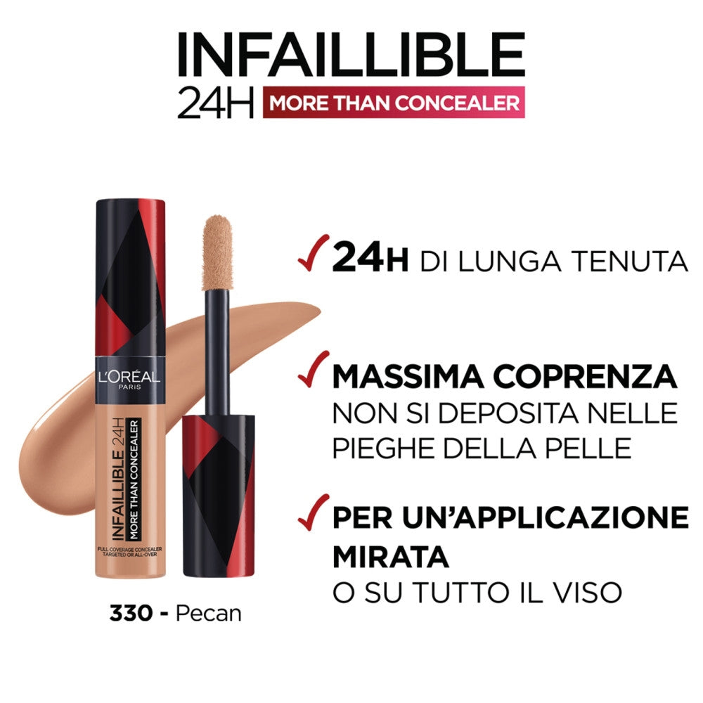L'oréal Paris Infaillible 24H More Than Concealer 330 Pecan-2