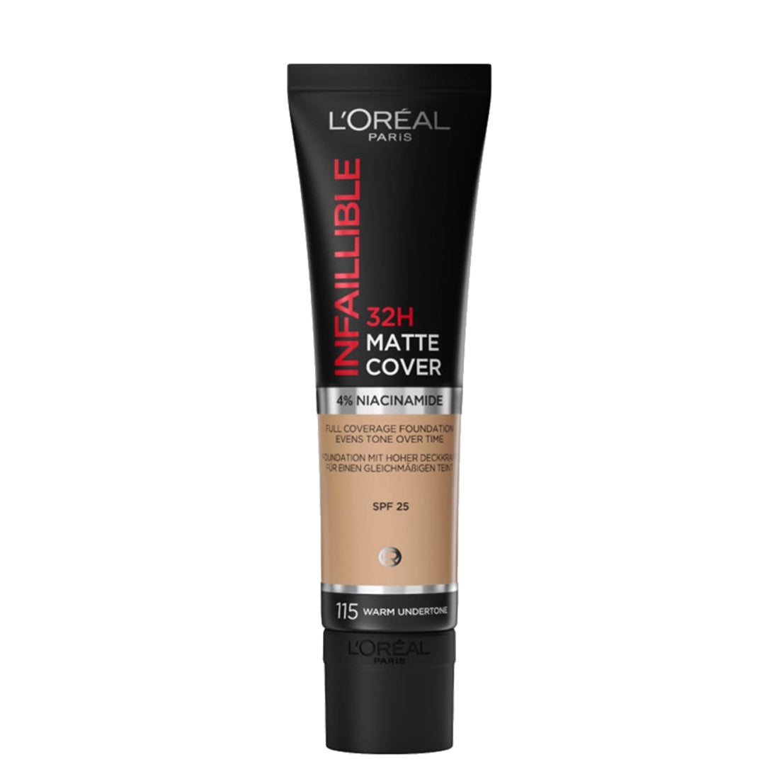 L'oréal Paris Infaillible 32H Matte Cover 115 Warm Underton SPF25