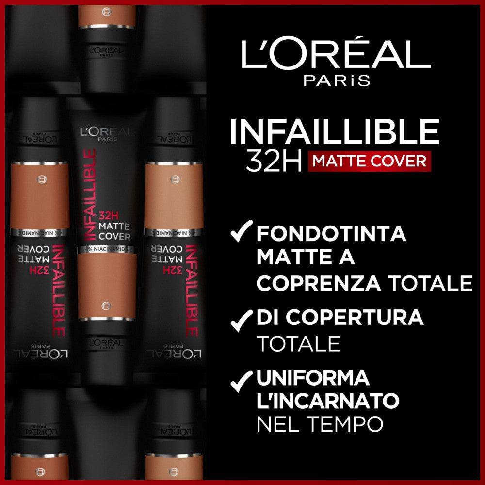 L'oréal Paris Infaillible 32H Matte Cover 310 Warm Undertone SPF25-2