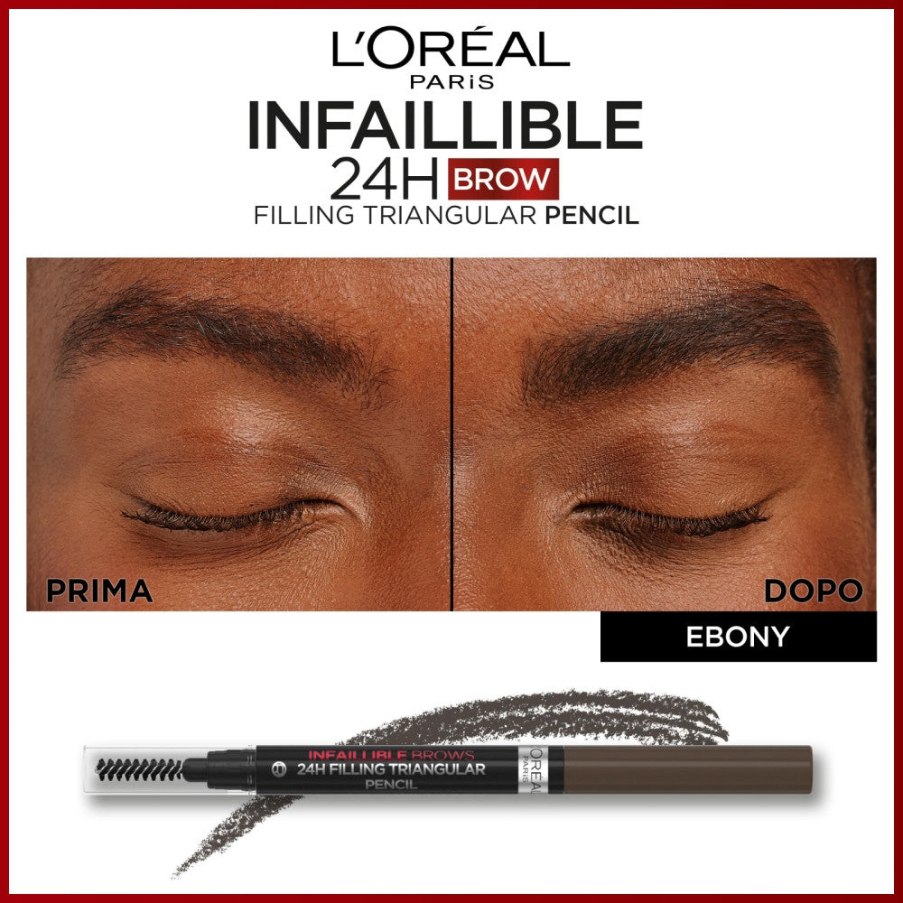 L'oréal Paris Infaillible Brows 24H Pencil 1.0 Ebony-3