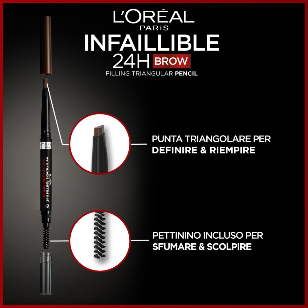 L'oréal Paris Infaillible Brows 24H Pencil 6.0 Dark Blonde-2