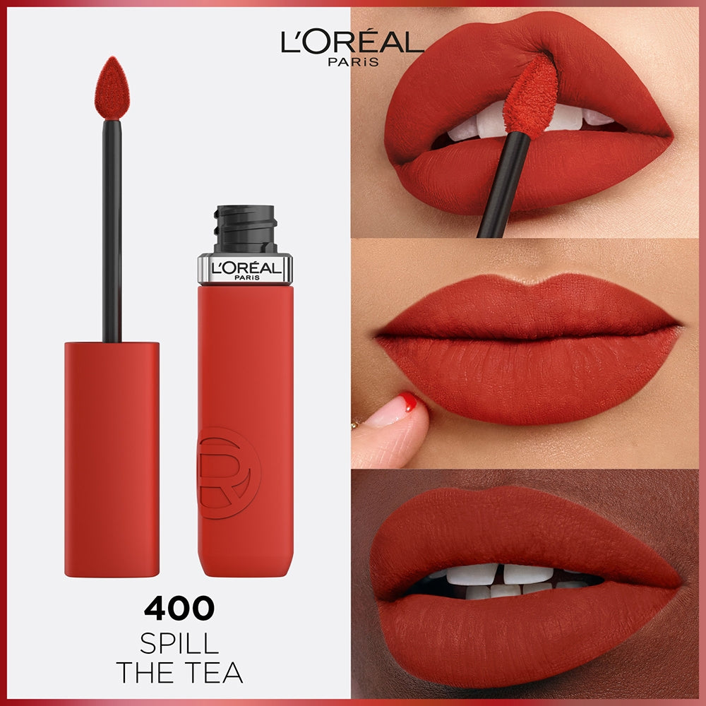 L'oréal Paris Infaillible Matte Resistance 400 Spill The Tea-2