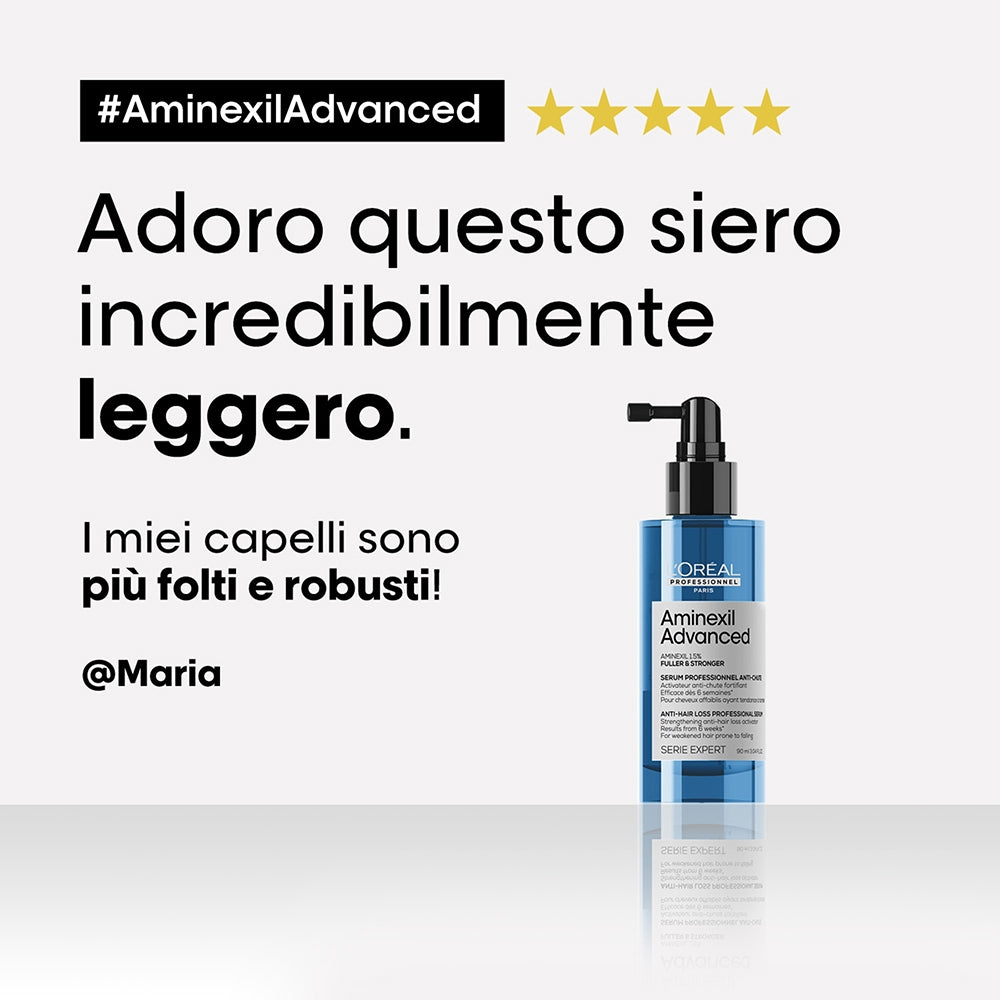 L'oreal Professionnel Aminexil Advanced Siero Fuller & Stronger-4