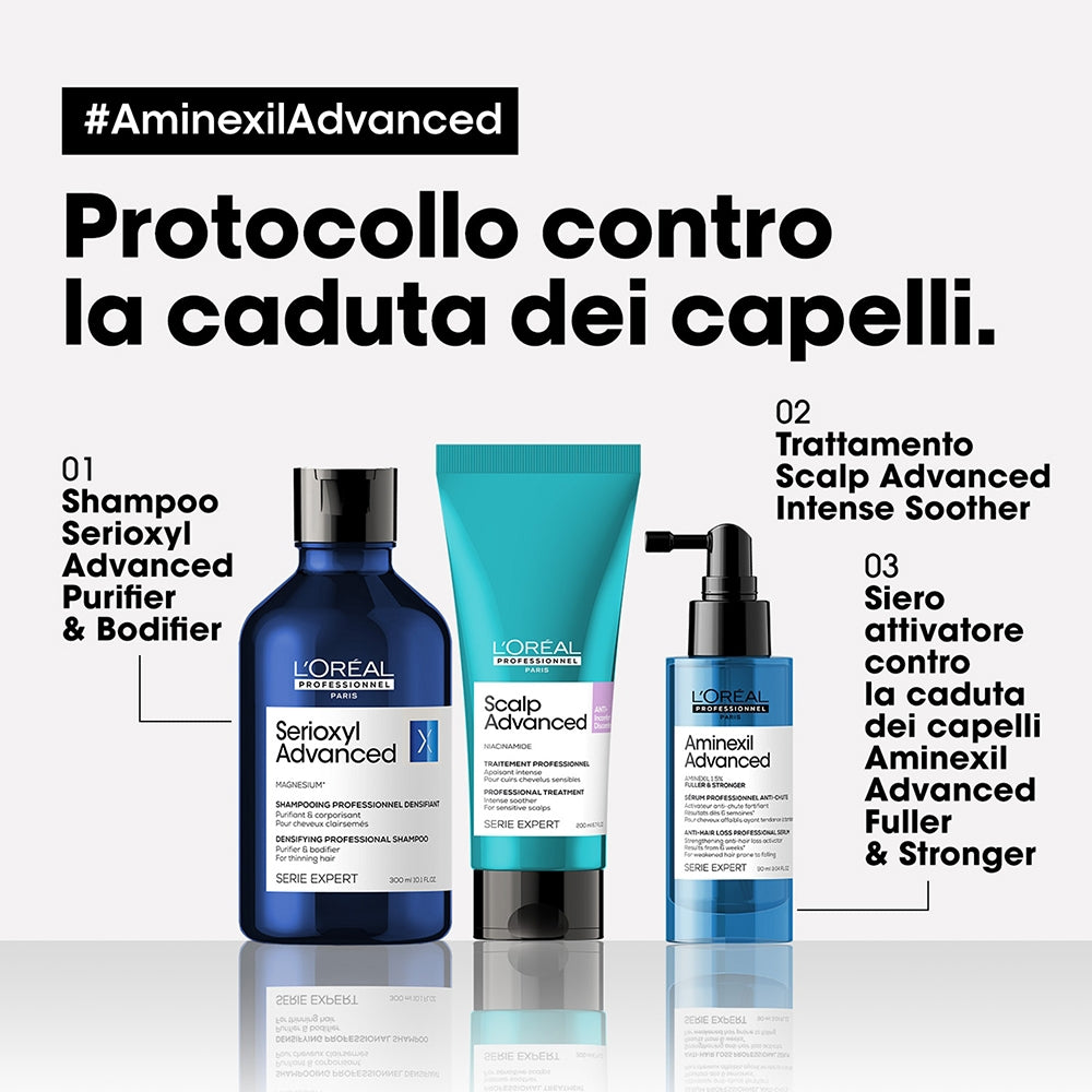 L'oreal Professionnel Aminexil Advanced Siero Fuller & Stronger-5