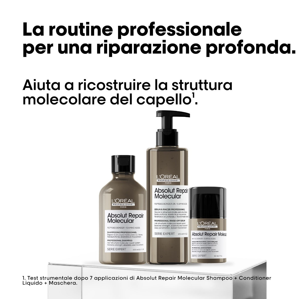 L'oreal Professionnel L'Oreal Professionel Glacial Utopia Limited Edition Absolu Repair Molecular Trio-3