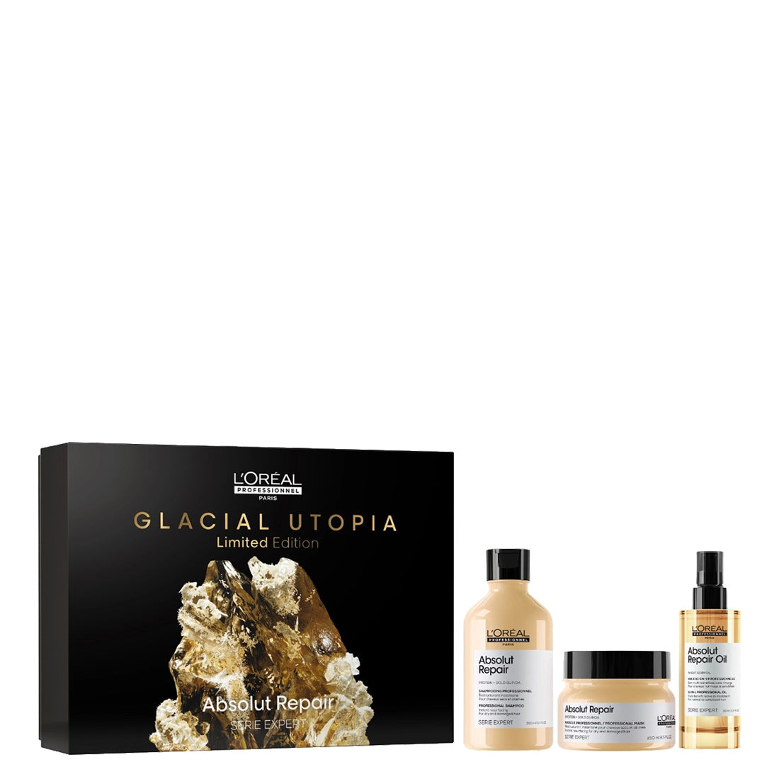 L'oreal Professionnel L'Oreal Professionel Glacial Utopia Limited Edition Absolu Repair Trio