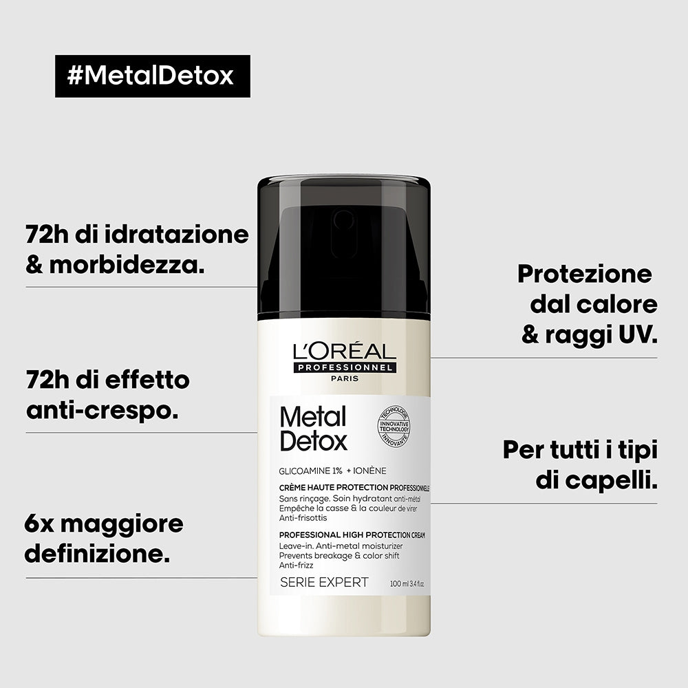 L'oreal Professionnel Metal Detox Crema Leave-in-3