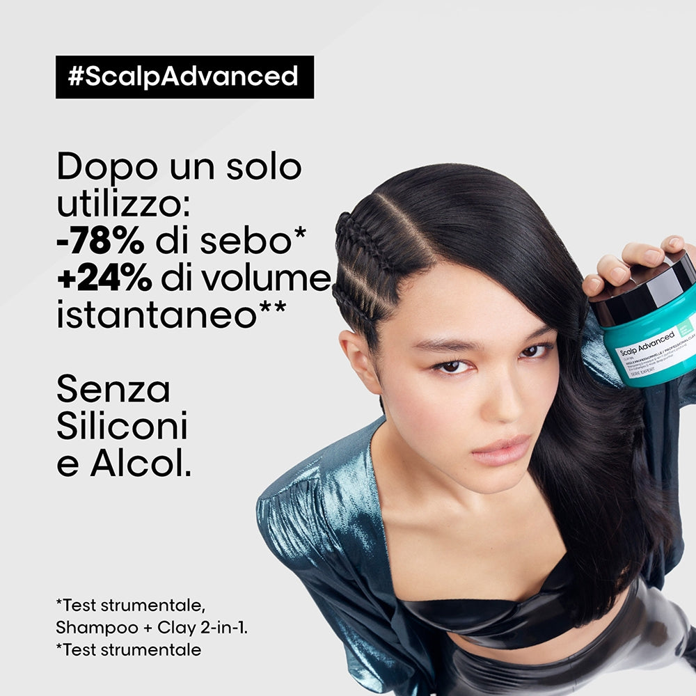 L'oreal Professionnel Scalp Advanced 2-in-1 Deep Purifier Clay Anti-Oiliness-3