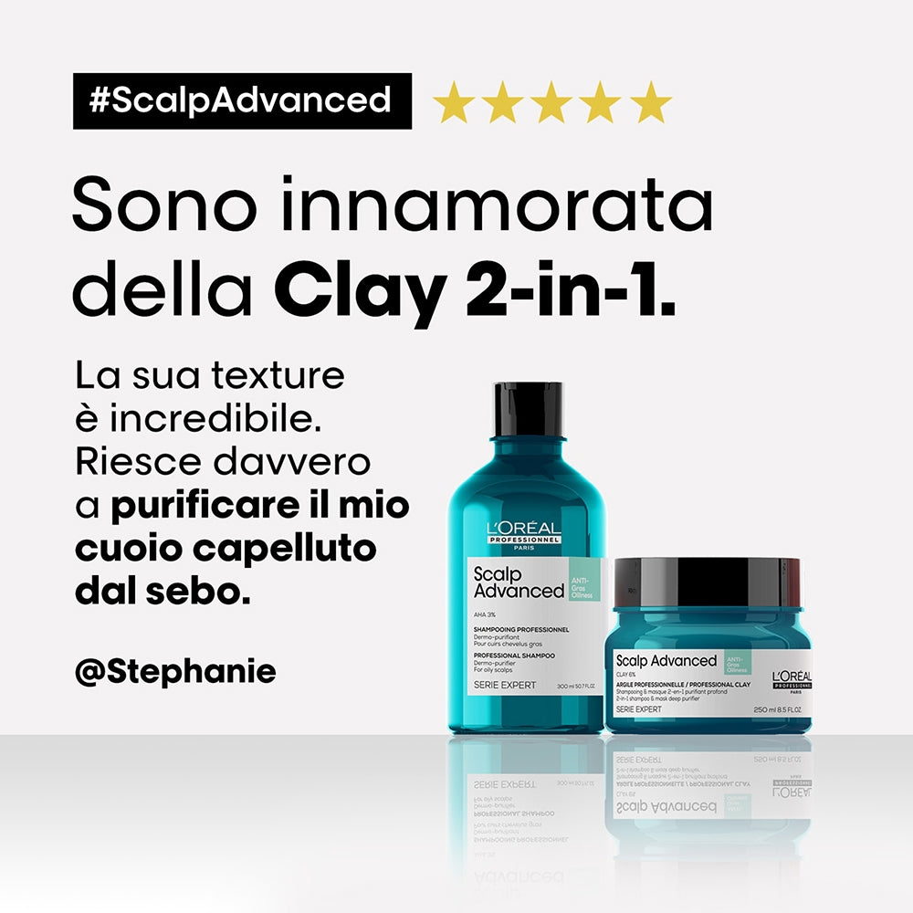 L'oreal Professionnel Scalp Advanced 2-in-1 Deep Purifier Clay Anti-Oiliness-6