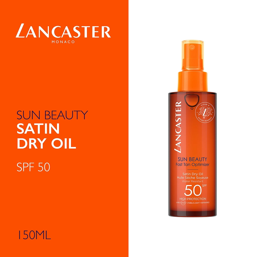 Lancaster Sun Beauty Fast Tan Optimizer Satin Dry Oil-3