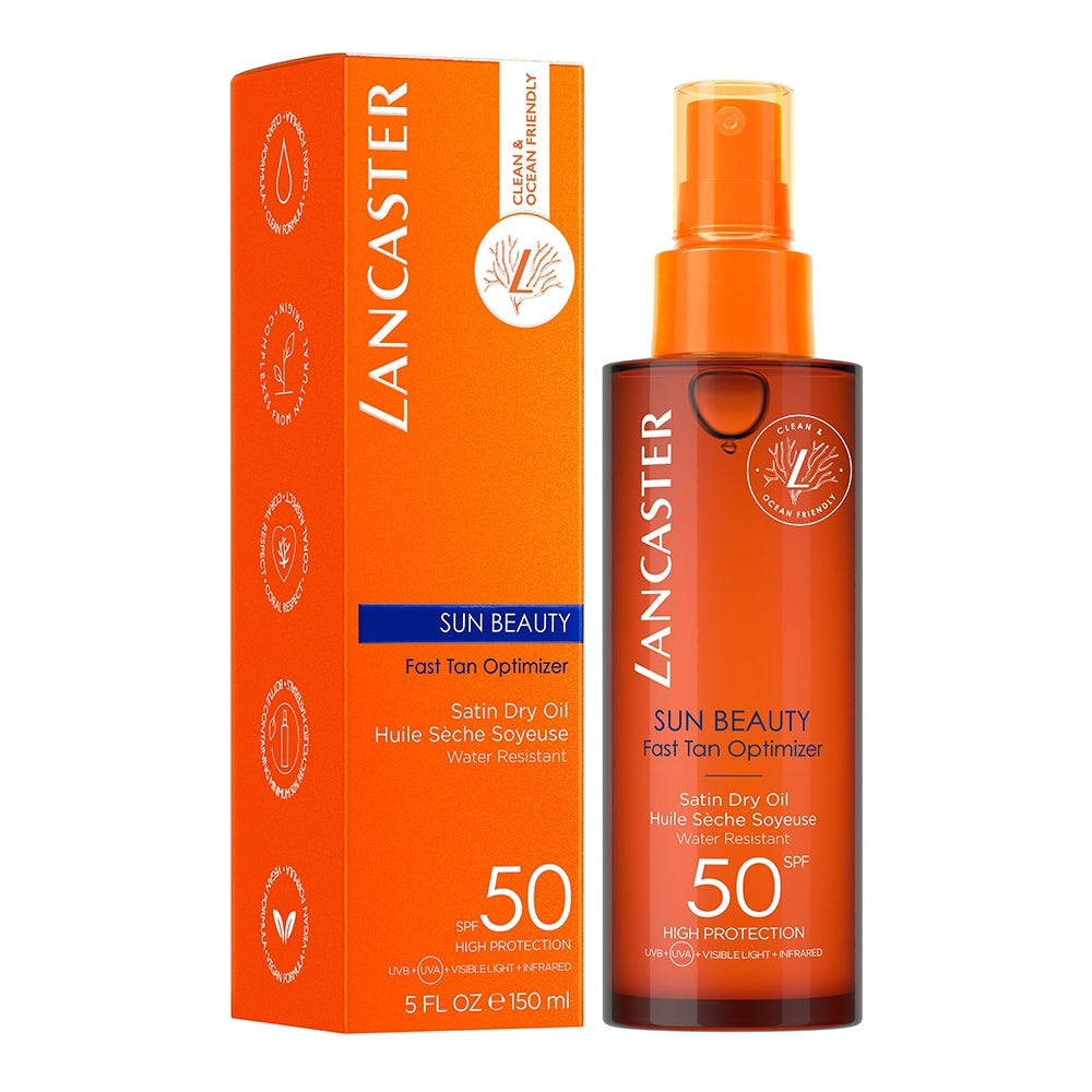 Lancaster Sun Beauty Fast Tan Optimizer Satin Dry Oil-4