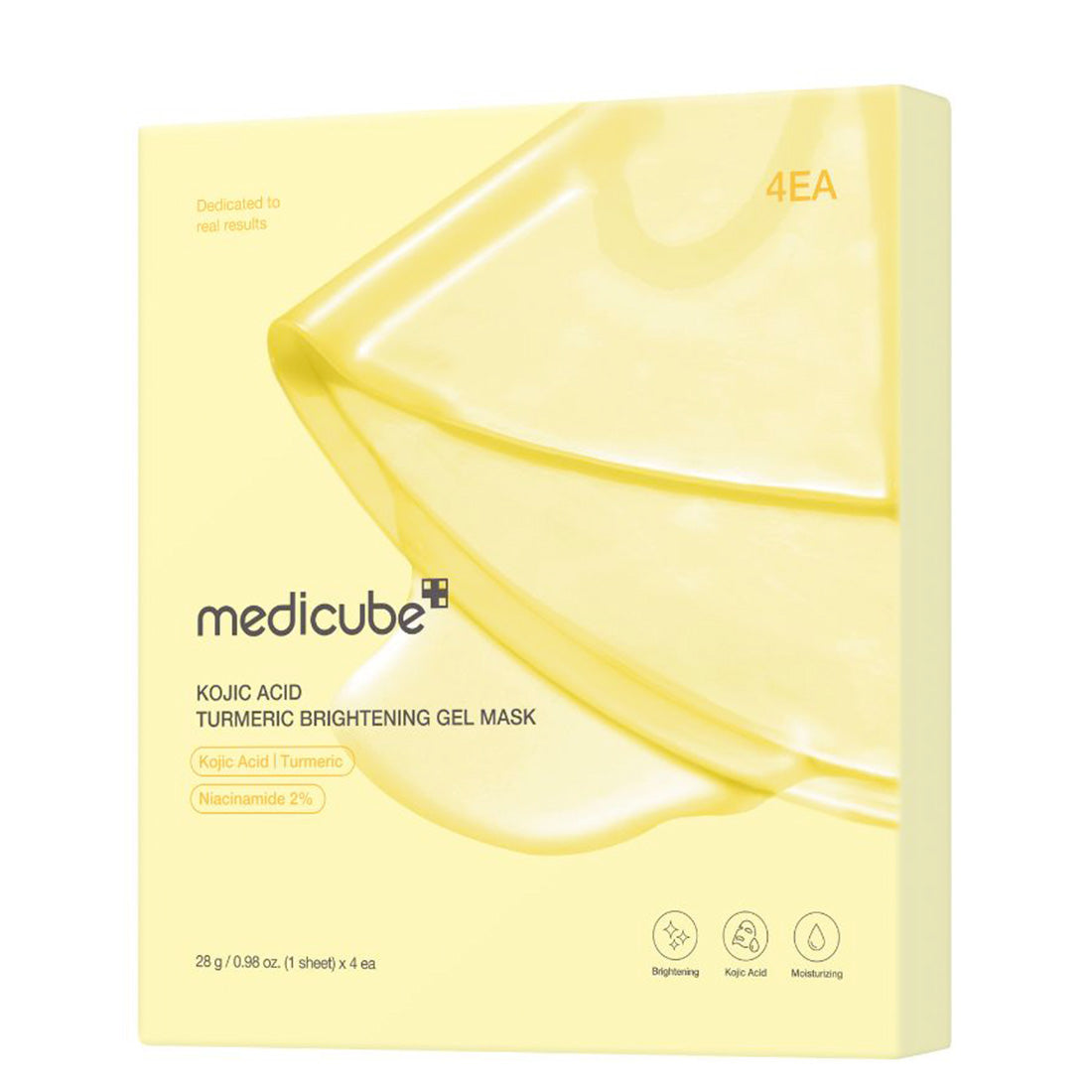 MEDICUBE Kojic Acid Turmeric Brightening Gel Mask 