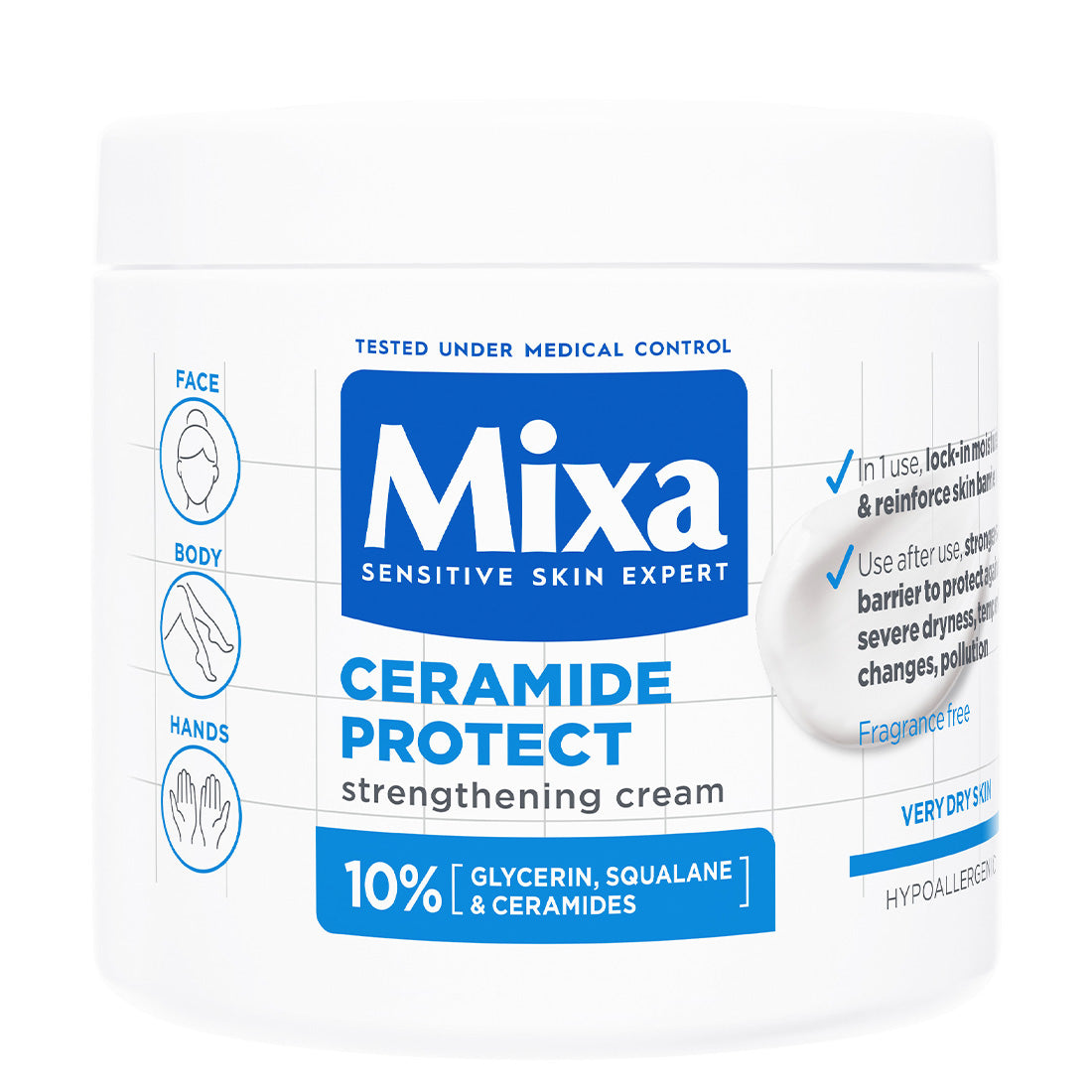 MIXA Ceramide Protect Crema Idratante Rinforzante 