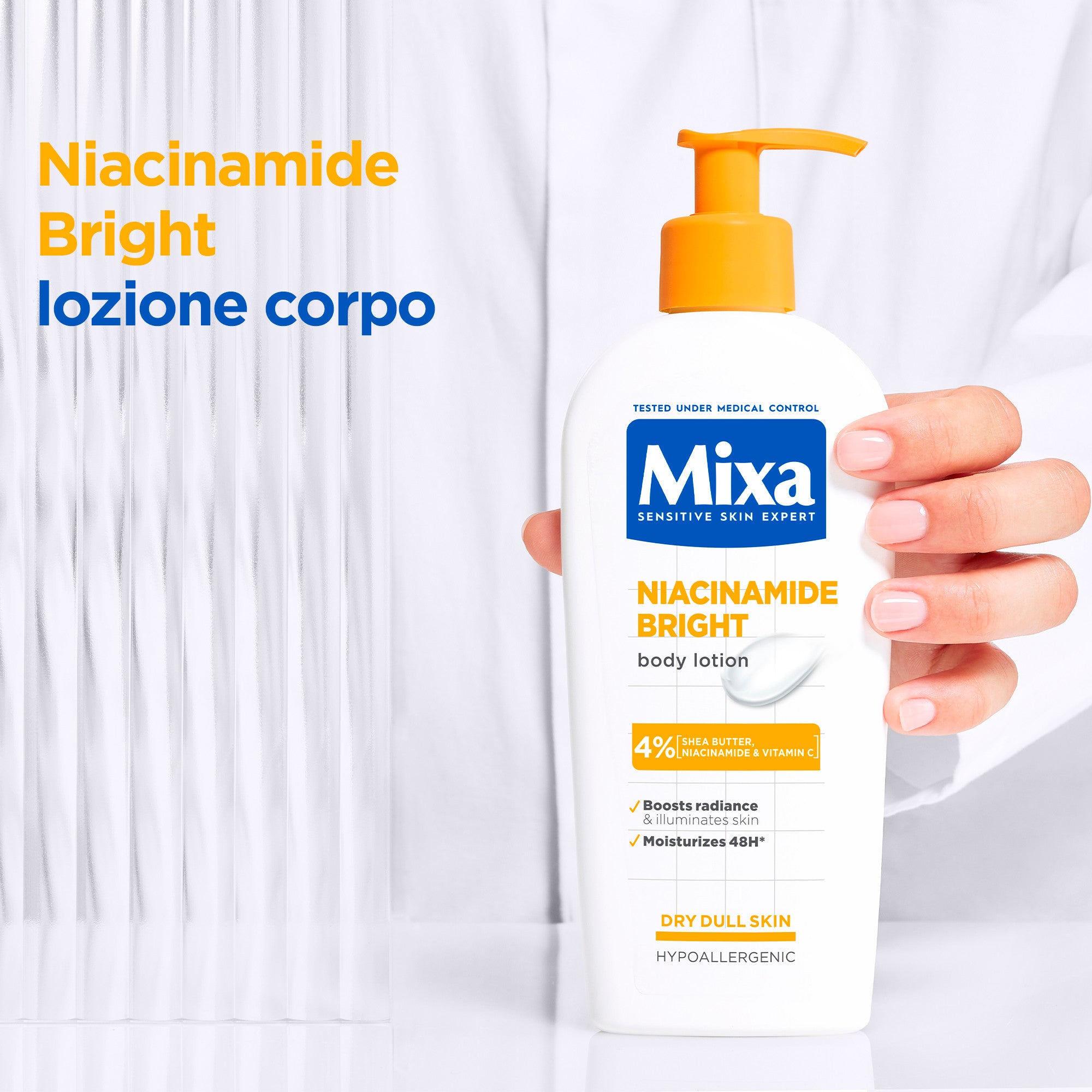 MIXA Niacinamide Bright Lozione Corpo -8