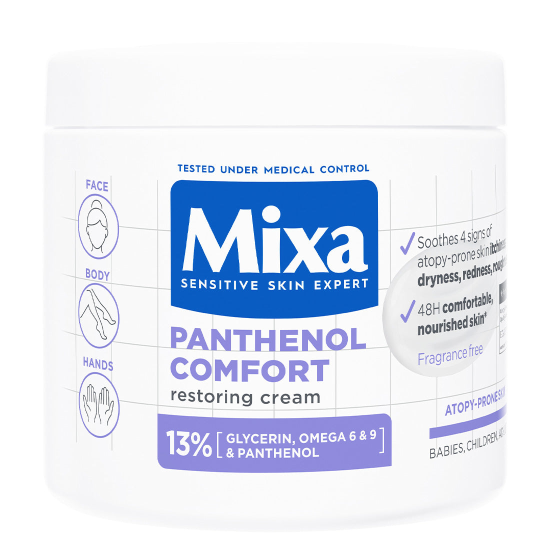 MIXA Panthenol Comfort Crema Lenitiva 
